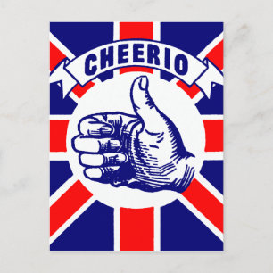 Vintage Cheerio Postkarte