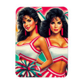 Vintage Cheerleader Magnet (Vertikal)