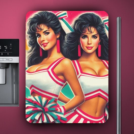 Vintage Cheerleader Magnet