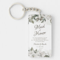 Vintage Cherish floral zu Trauzeugin Zitat