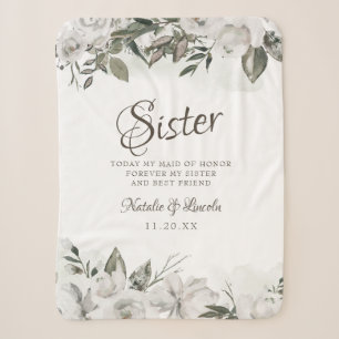 Vintage Cherish Für die Schwester Herzliches Zitat Sherpadecke