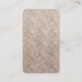 Vintage Cherish White Floral Wedding Details Begleitkarte (Rückseite)