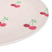 Vintage Cherry-Holzplatte Schneidebrett (Ecke)