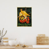 Vintage Cherry Rocher-Werbung Poster (Küche)