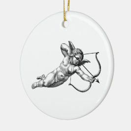 Vintage Cherub Angel Cupid-Liebe Keramik Ornament