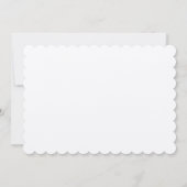 Vintage Cherub Cupid-Liebe Einladung (Rückseite)