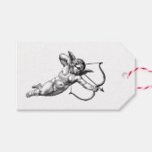 Vintage Cherub Cupid-Liebe Geschenkanhänger (Vorderseite (Horizontal))