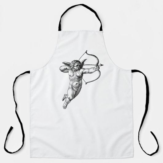 Vintage Cherub Cupid-Liebe Schürze (Vorderseite)