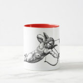 Vintage Cherub Cupid-Liebe Tasse (Zentrum)