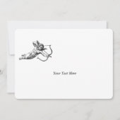 Vintage Cherub Cupid Liebeshochzeitsfeier Einladung (Vorderseite)
