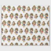 Vintage Cherub Engel Geschenkpapier (Flach)