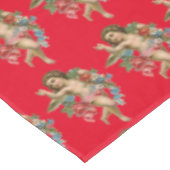 Vintage Cherubs Tischdecke (Schrägansicht)