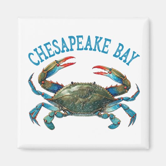 Vintage Chesapeake Bay Magnet (Vorne)