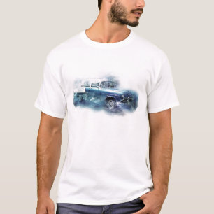 Vintage Chevy Auto aus den 1950er Jahren als digit T-Shirt