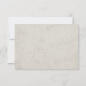 Vintage Chic-Alice im Wunderland RSVP Karte (Rückseite)