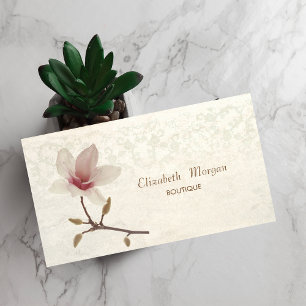 Vintage Chic Magnolie , Spitze Visitenkarte