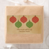 Vintage Chic-Ornamente Weihnachtsmarken (Insitu)