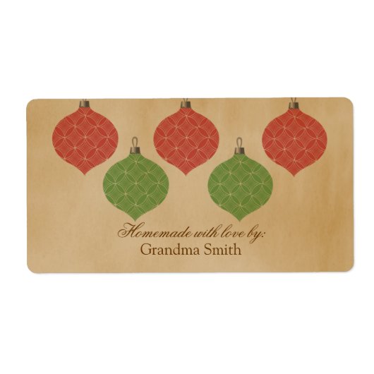 Vintage Chic-Ornamente Weihnachtsmarken (Vorne)