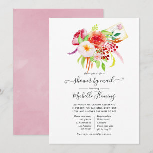 Vintage Chic Rustic Charm Baby Shower per Post Einladung