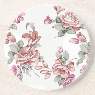 Vintage Chic  Shabby Mädchenhafte Blumen Untersetzer