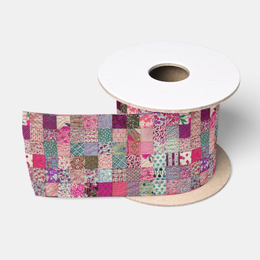 Vintage Chic-Steppdecke Satinband (Spule)