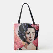 Vintage-Chic Tasche (Rückseite)