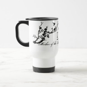 Vintage-chic Vögel Vogelkäfig Mutter der Braut Reisebecher