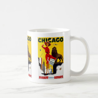 Vintage Chicago-Anzeige Kaffeetasse