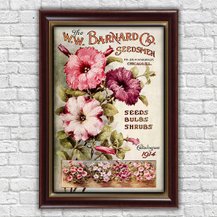 Vintage-Chicago-Blumenkatalog-Werbung Poster