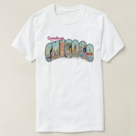 Vintage Chicago Gruß T-Shirt