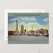 Vintage Chicago Post Card Postkarte (Vorne/Hinten)