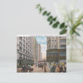 Vintage Chicago Postkarte (Stehend Vorderseite)