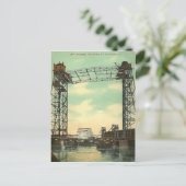 Vintage Chicago Postkarte (Stehend Vorderseite)