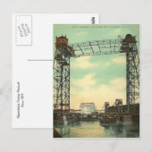 Vintage Chicago Postkarte (Vorne/Hinten)