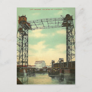 Vintage Chicago Postkarte