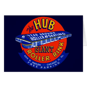 Vintage Chicago-Rollen-Eisbahn