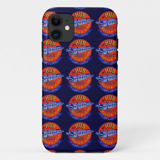 Vintage Chicago Rollschuhbahn Case-Mate iPhone Hülle (Rückseite)