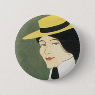 Vintage-Chicago-Tennisplakat Button