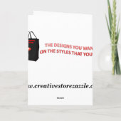 Vintage Chicago, USA - Karte (Rückseite)