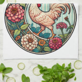 Vintage Chicken Geschirrtuch (Gefaltet)