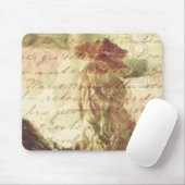 Vintage Chicken Mousepad (Mit Mouse)
