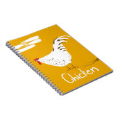 Vintage Chicken Notizblock (Rechte Seite)