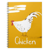 Vintage Chicken Notizblock (Vorderseite)