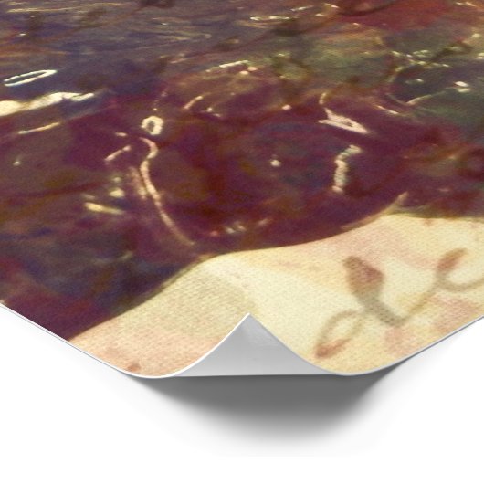 Vintage Chicken Poster (Ecke)