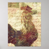 Vintage Chicken Poster (Vorne)