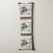 Vintage Chicken Seitenschläferkissen (Vorderseite Vertikal)