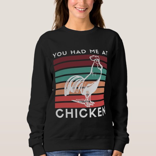 Vintage Chicken Sweatshirt (Vorderseite)