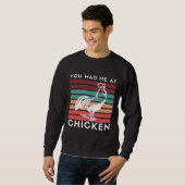 Vintage Chicken Sweatshirt (Vorne ganz)