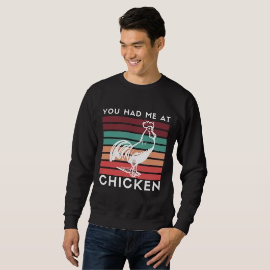 Vintage Chicken Sweatshirt (Vorne ganz)
