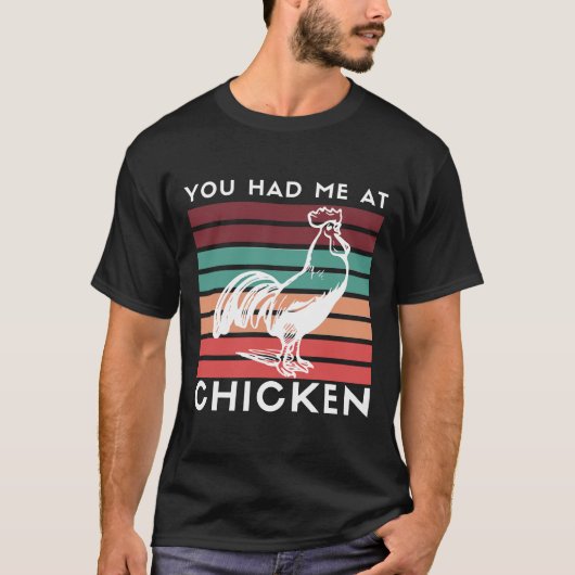 Vintage Chicken T-Shirt (Vorderseite)